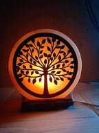 Himalayan Salt Lamps 3D Acrylic Design Love Tree Candle Flower Home Decor