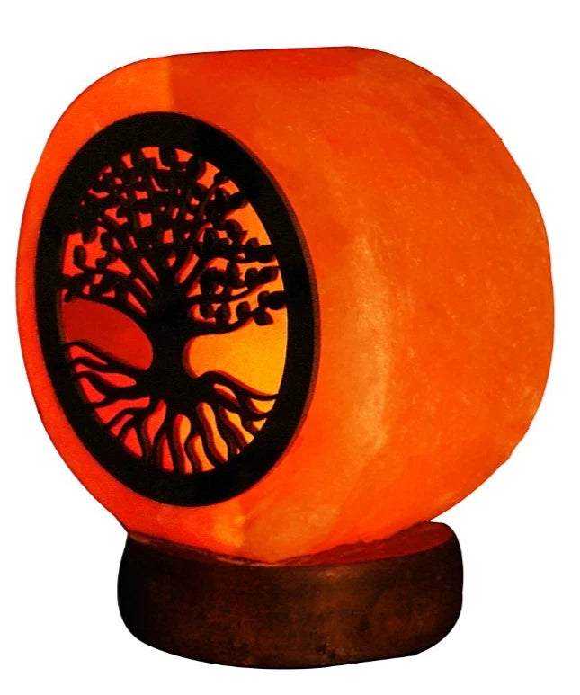 Himalayan Salt Lamps 3D Acrylic Design Love Tree Candle Flower Home Decor