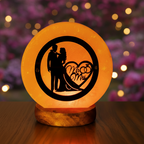 Himalayan Salt Lamps 3D Acrylic Design Love Tree Candle Flower Home Decor